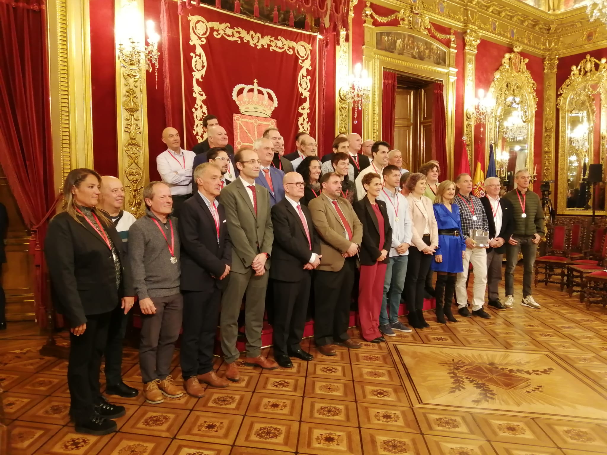 José Luis Ibáñez y Alfonso Salvador recibieron ayer sus Medallas de Plata al Mérito Deportivo 2023